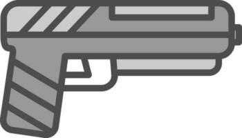 Pistol Vector Icon Design