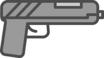 diseño de icono de vector de pistola