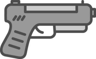 pistola vector icono diseño