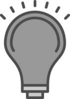 Light Bulb Vector Icon Design