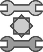 spanner Vector Icon Design