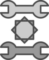 spanner Vector Icon Design