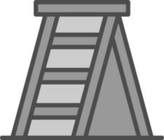 diseño de icono de vector de escalera