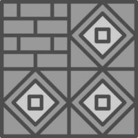 Tiles in Wales Vector Icon Design