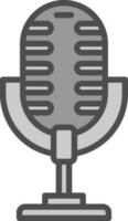 Microphone Vector Icon Design