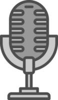 Microphone Vector Icon Design