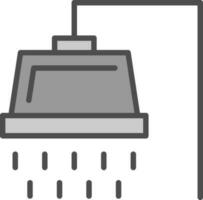 Shower Vector Icon Design