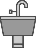 Sink Vector Icon Design