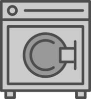 Dry Machine Vector Icon Design