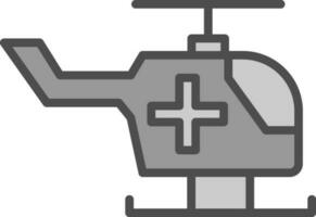 Air ambulance Vector Icon Design