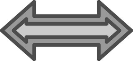 Double arrow Vector Icon Design