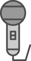 Mic Vector Icon Design