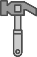 Hammer Vector Icon Design