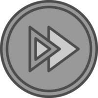 Fast Forward Vector Icon Design