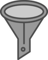 Funnel Vector Icon Design