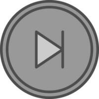 Skip Vector Icon Design