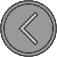 Back Vector Icon Design