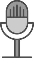 Microphone Vector Icon Design