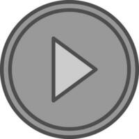 Play Button Vector Icon Design