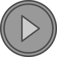 Play Button Vector Icon Design