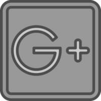 Google Plus Vector Icon Design