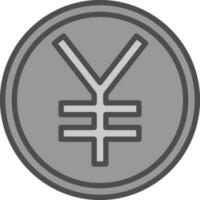 Yen Vector Icon Design