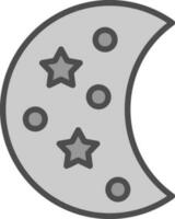 Moon Phase Vector Icon Design