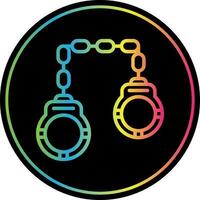 Handcuffs Vector Icon Design