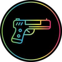 Handgun Vector Icon Design