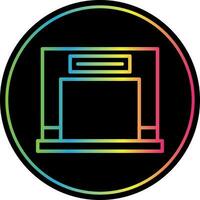 Fireplace Vector Icon Design