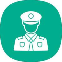 Policeman Vector Icon Design