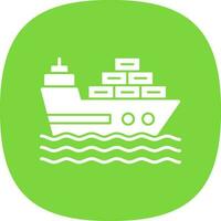 Ship Vector Icon Design