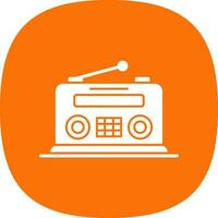 diseño de icono de vector de radio