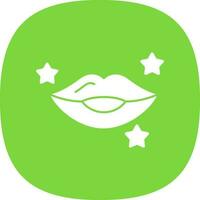 Lips Vector Icon Design