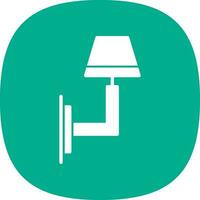 Wall Light Vector Icon Design