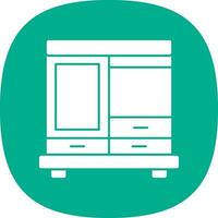 Wardrobe Vector Icon Design