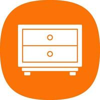 Chest of Drawers Vector Icon Design