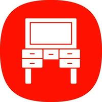 Dressing Table Vector Icon Design