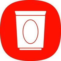 Dustbin Vector Icon Design