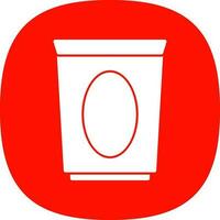 Dustbin Vector Icon Design