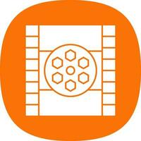 Film reel Vector Icon Design