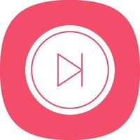 Skip Vector Icon Design