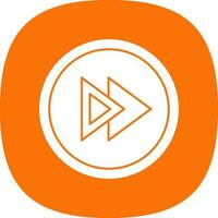 Fast Forward Vector Icon Design