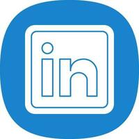 linkedin vector icono diseño