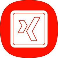 Xing Logo Vector Icon Design