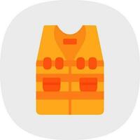 Bulletproof vest Vector Icon Design