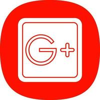 Google Plus Vector Icon Design