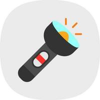 Flashlight Vector Icon Design