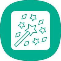 Magic Wand Vector Icon Design