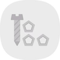 Screws Vector Icon Design